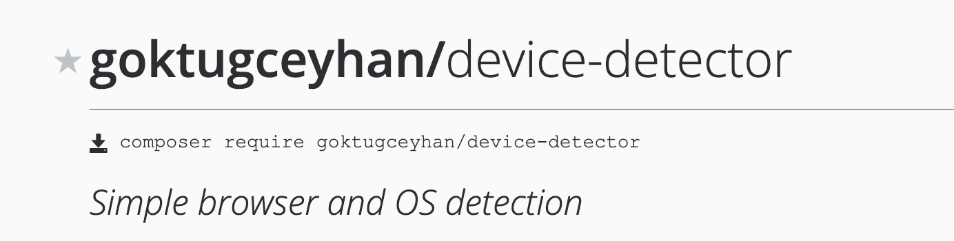 Device Detector
